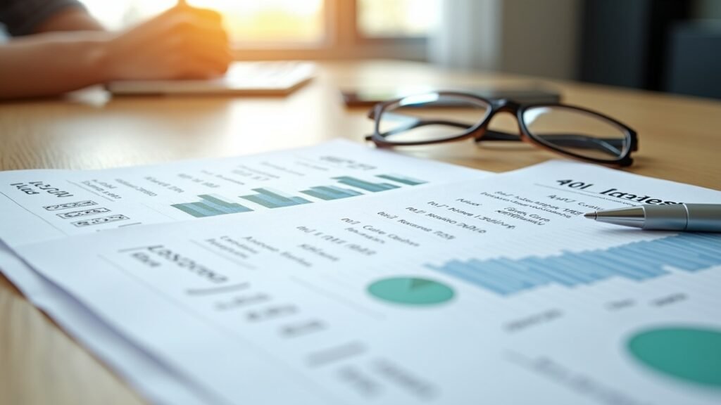 401k and IRA account documents placed side by side