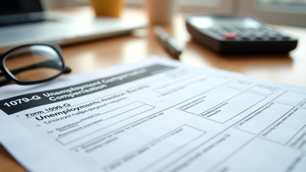 IRS Form 1099-G for unemployment compensation benefits
