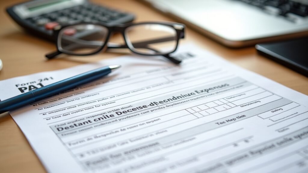 IRS Form 2441 for dependent care tax credit