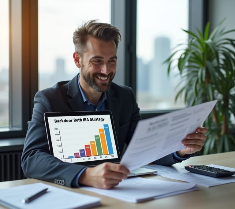 High-income professional reviewing Roth IRA options