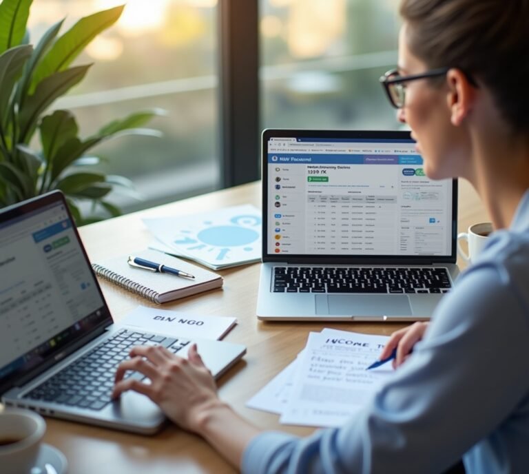 Business owner reviewing 1099-K from payment platform