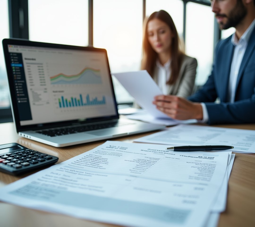 Laptop showing multiple business SaaS subscription tools